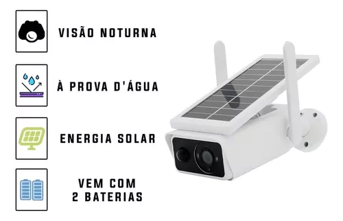 Câmera de Segurança Smart Solar -  Inova Gyn