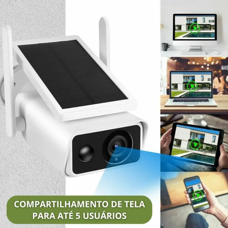 Câmera de Segurança Smart Solar -  Inova Gyn