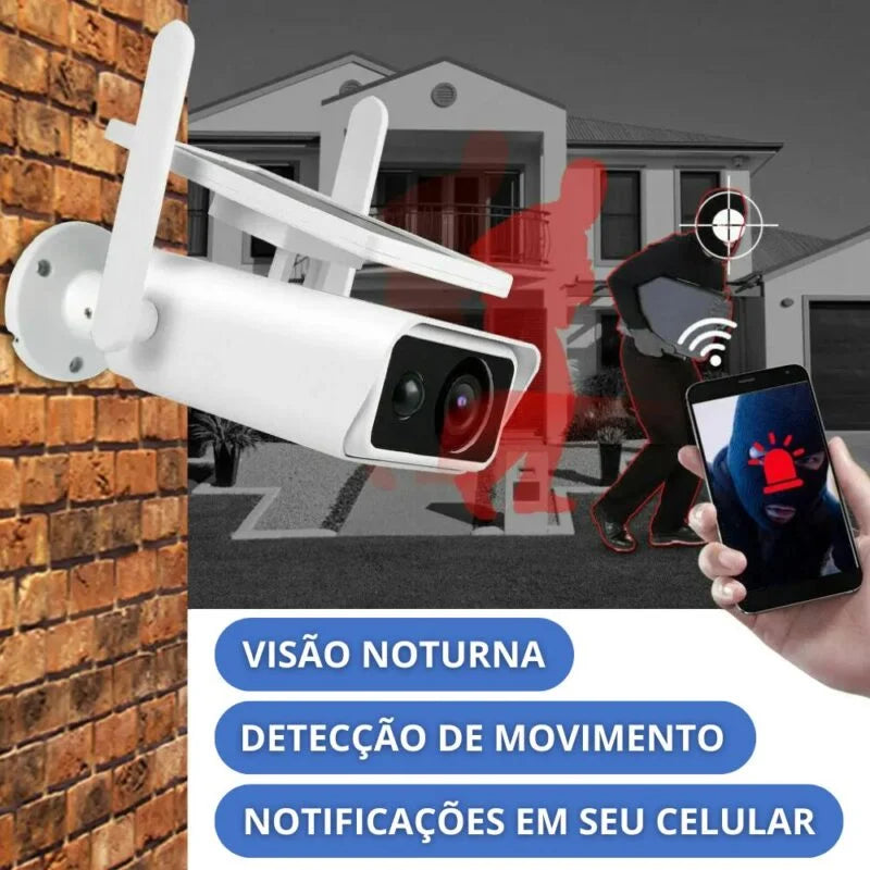 Câmera de Segurança Smart Solar -  Inova Gyn